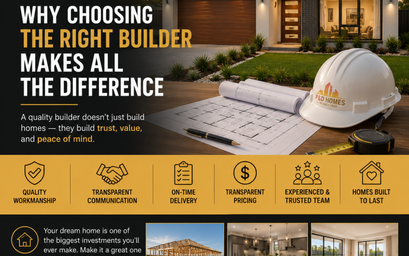 Why Choosing the Right Builder Makes All the Difference